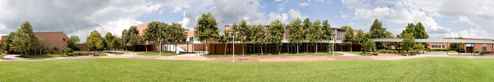 Students make their way across campus to their classes