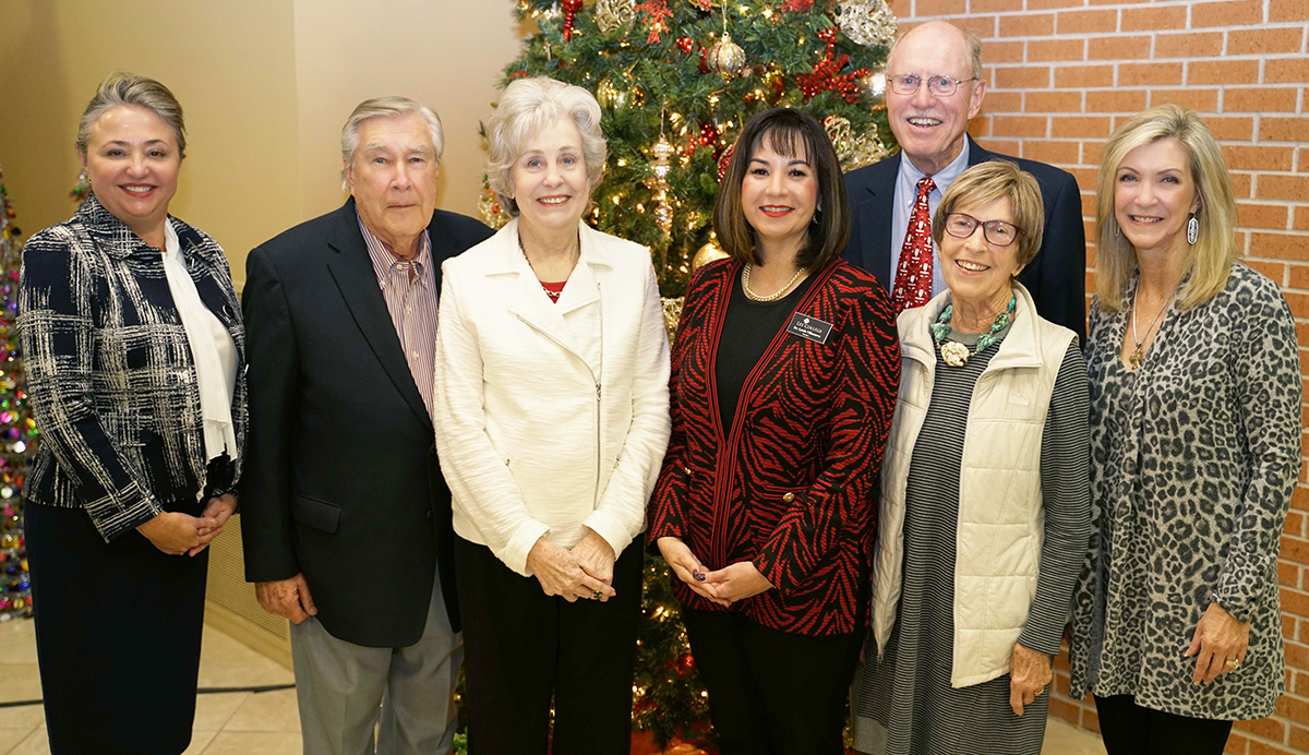 Foundation members and others at event